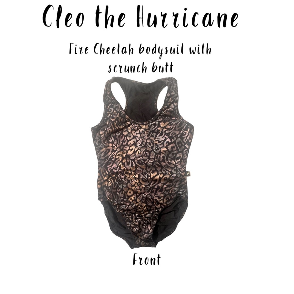 CLEO THE HURRICANE Fierce Cheetah bodysuit